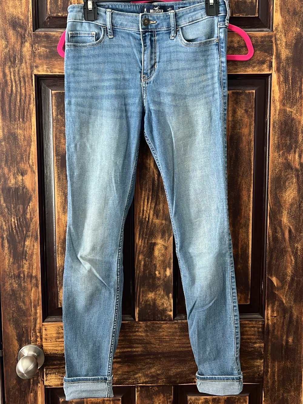 Hollister Women's Light Wash Skinny Jeans